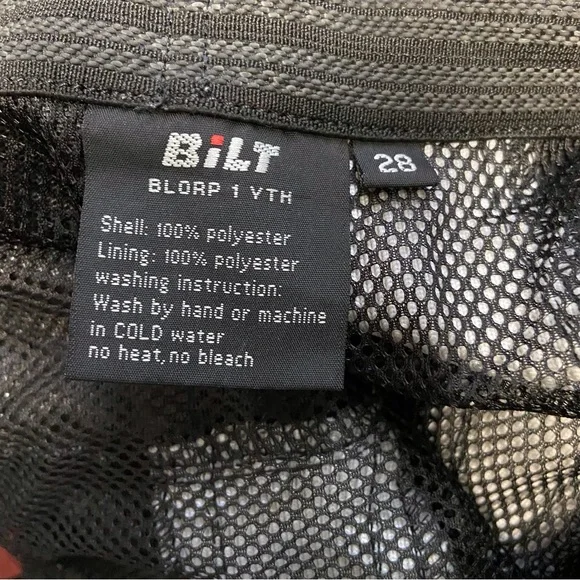 BiLT Blorp 3 Kids Motorcycle Pants Youth Black - Picture 13 of 14